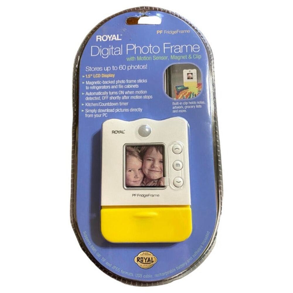 NWT Royal Digital Mini Photo Frame Holds 60 Photo's
